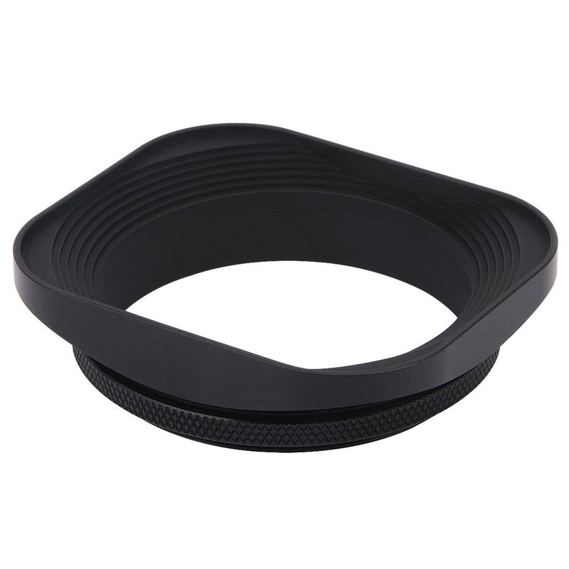 Haoge LH-B55T 55mm Square Metal Screw-in Lens Hood with Cap for Leica APO-Summicron-M 90mm f/2 ASPH E55, Summicron-R 50mm f2 E55, Summilux-R 50mm f/1.4 E55, Elmarit-R 28mm f2.8 35mm f/2.8 E55 Lens - Image 4